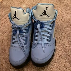 NEW men’s Jordan 5 university blue sneakers